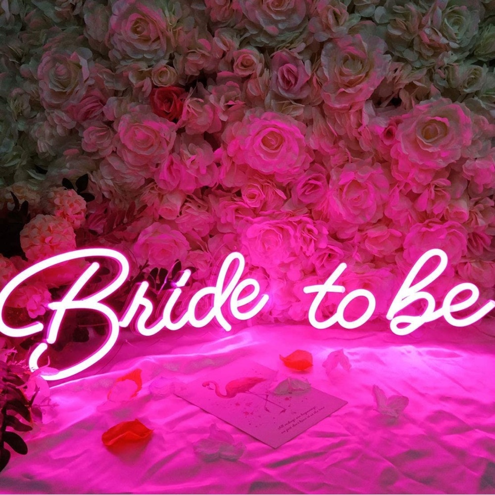 Bride to be neon sign